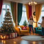 Sådan skaber du den perfekte julestemning med stue gardiner i forskellige farver